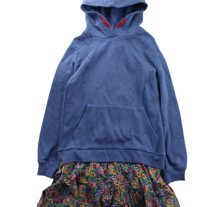 A Blue Sweater Dresses from Boden in size 9Y for girl. (Front View)