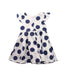 A Blue Short Sleeve Dresses from Jacadi in size 5T for girl. (Back View)