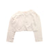 A White Cardigans from Jacadi in size 3T for girl. (Front View)