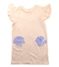 A White Short Sleeve Dresses from Charabia in size 5T for girl. (Front View)