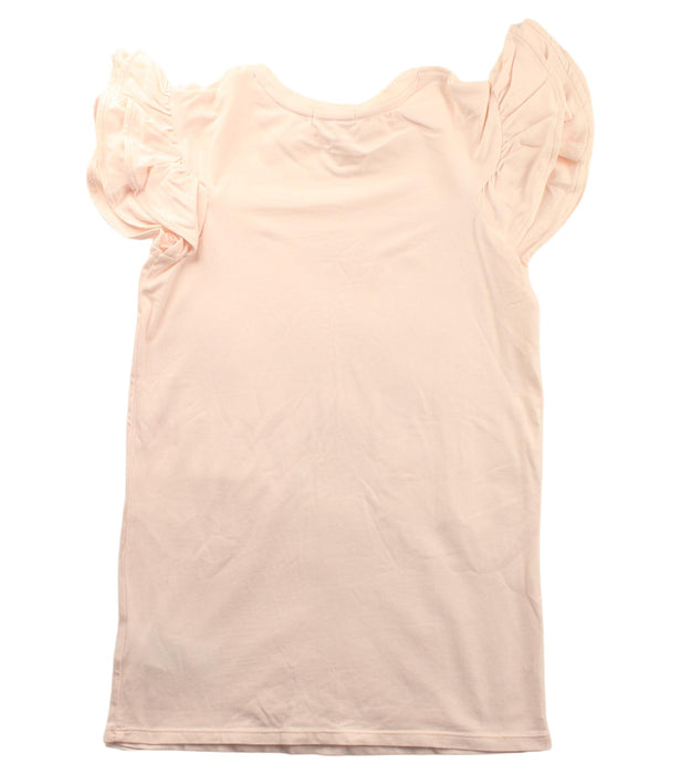 A White Short Sleeve Dresses from Charabia in size 5T for girl. (Back View)