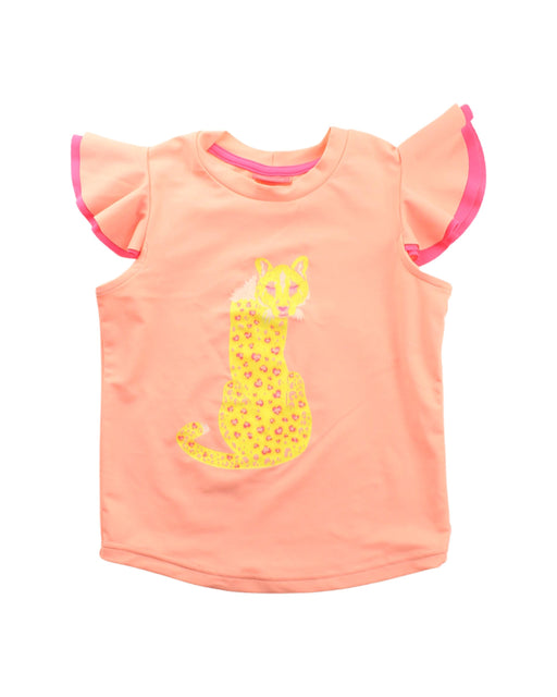 A Peach Rash Guards from Sunuva in size 3T for girl. (Front View)