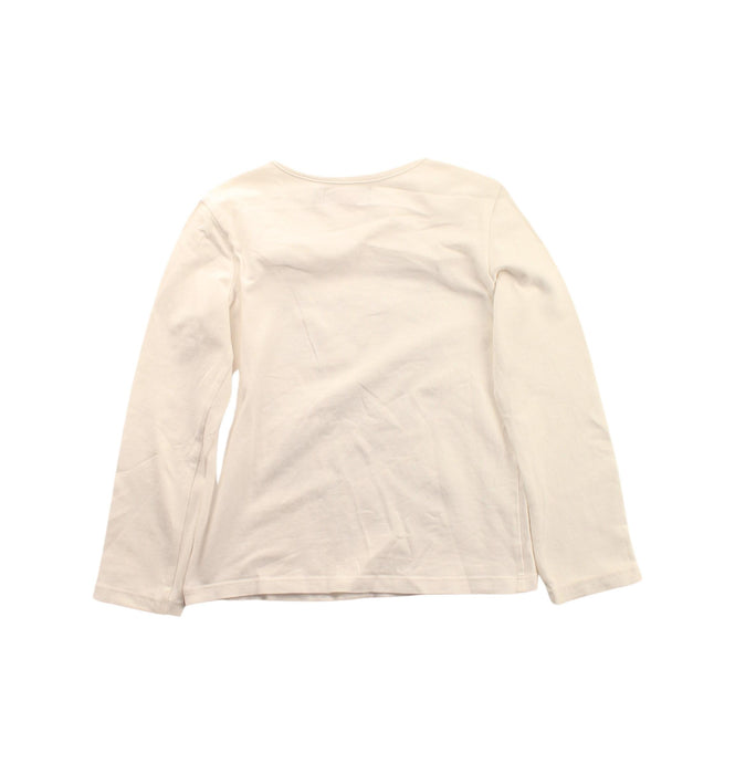 A White Long Sleeve T Shirts from Catimini in size 4T for girl. (Back View)