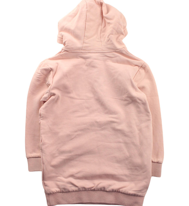 A Pink Hooded Sweatshirts from Karl Lagerfeld in size 5T for girl. (Back View)