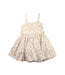 A Beige Sleeveless Dresses from Nicholas & Bears in size 4T for girl. (Front View)