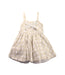 A Beige Sleeveless Dresses from Nicholas & Bears in size 4T for girl. (Back View)