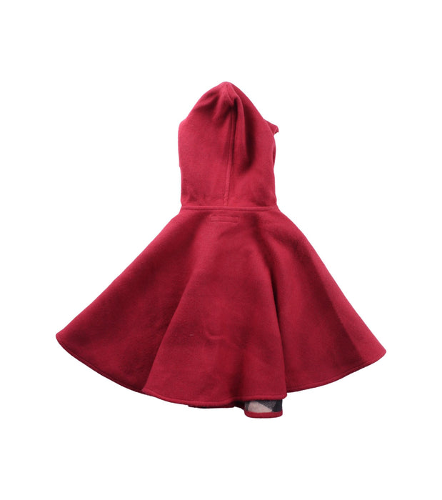 A Red Capes & Ponchos from Burberry in size O/S for girl. (Back View)