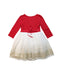 A Multicolour Long Sleeve Dresses from Zunie in size 5T for girl. (Back View)