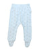 A Blue Pyjama Sets from The Little Tailor in size 3-6M for boy. (Back View)