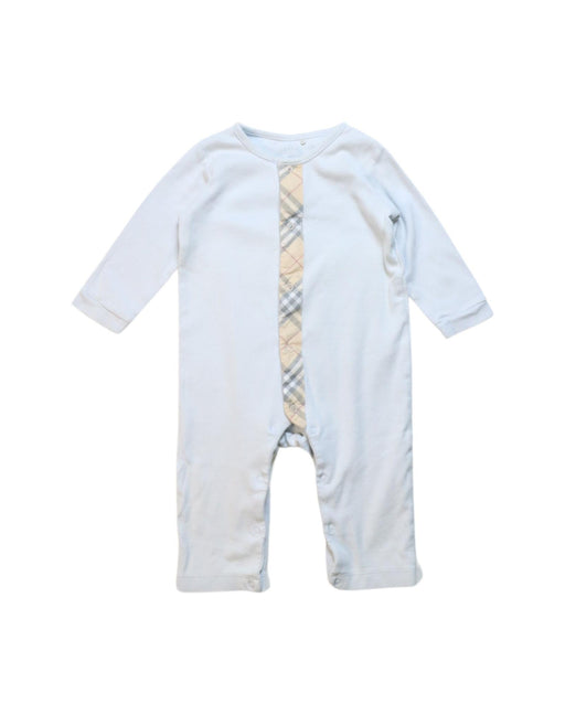 A Multicolour Long Sleeve Jumpsuits from Burberry in size 3-6M for boy. (Front View)