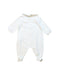 A White Onesies from Moschino in size 0-3M for neutral. (Back View)