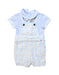 A Blue Short Sleeve Rompers from Nicholas & Bears in size 3-6M for boy. (Front View)