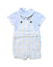 A Blue Short Sleeve Rompers from Nicholas & Bears in size 3-6M for boy. (Front View)