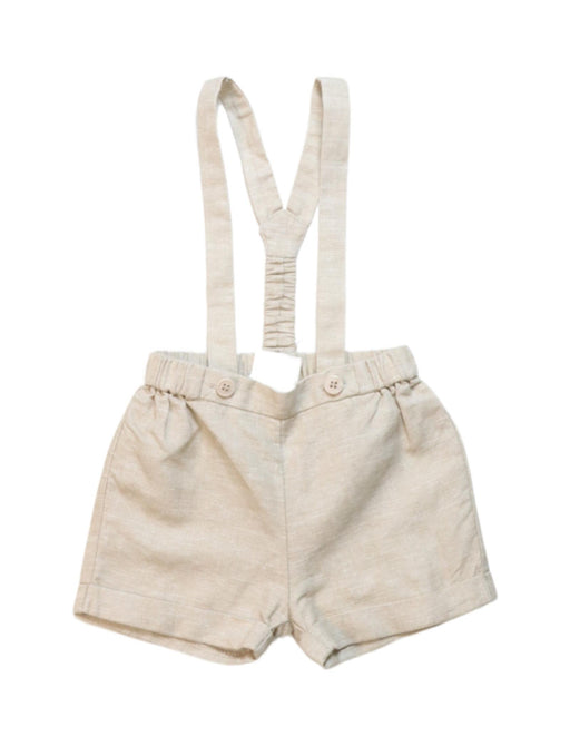 A Beige Overall Shorts from Mayoral in size 3-6M for boy. (Front View)
