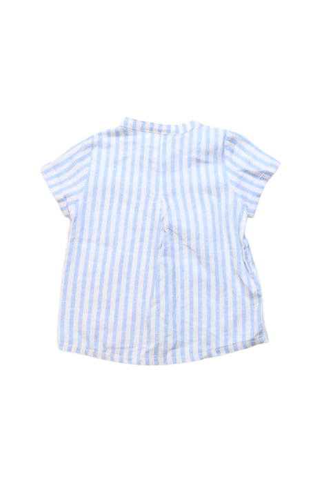 A White Short Sleeve Tops from Mayoral in size 6-12M for girl. (Back View)