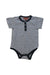 A Black Short Sleeve Bodysuits from 7 For All Mankind in size 6-12M for neutral. (Front View)