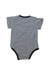 A Black Short Sleeve Bodysuits from 7 For All Mankind in size 6-12M for neutral. (Back View)