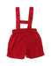 A Red Overall Shorts from Thom Browne in size 6-12M for neutral. (Back View)