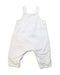 A White Overall Shorts from Petit Bateau in size 0-3M for neutral. (Front View)