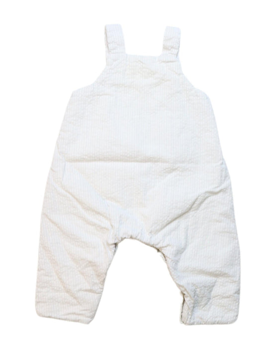 A White Overall Shorts from Petit Bateau in size 0-3M for neutral. (Back View)