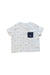 A Grey Short Sleeve T Shirts from Petit Bateau in size 3-6M for boy. (Front View)