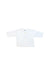 A White Long Sleeve T Shirts from Petit Bateau in size 0-3M for boy. (Front View)