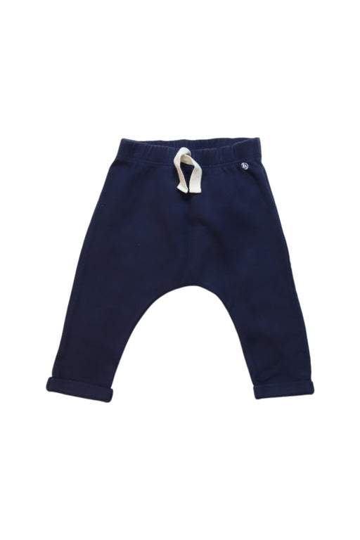 A Navy Sweatpants from Petit Bateau in size 3-6M for boy. (Front View)