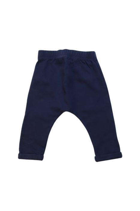 A Navy Sweatpants from Petit Bateau in size 3-6M for boy. (Back View)