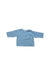 A Blue Long Sleeve T Shirts from Petit Bateau in size 3-6M for boy. (Front View)