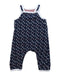 A Multicolour Long Overalls from Petit Bateau in size 0-3M for neutral. (Front View)