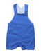 A Blue Overall Shorts from Jacadi in size 3-6M for boy. (Front View)