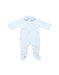 A White Onesies from Jacadi in size 0-3M for neutral. (Front View)
