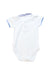 A White Short Sleeve Bodysuits from Jacadi in size 6-12M for boy. (Back View)