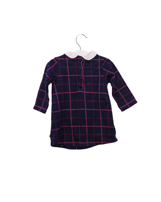 A Navy Long Sleeve Dresses from J by Jasper Conran in size 3-6M for girl. (Back View)