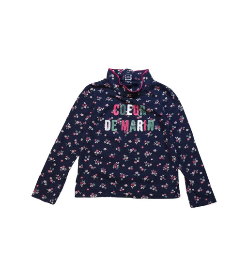 A Multicolour Long Sleeve Tops from Terre De Marins in size 5T for girl. (Front View)