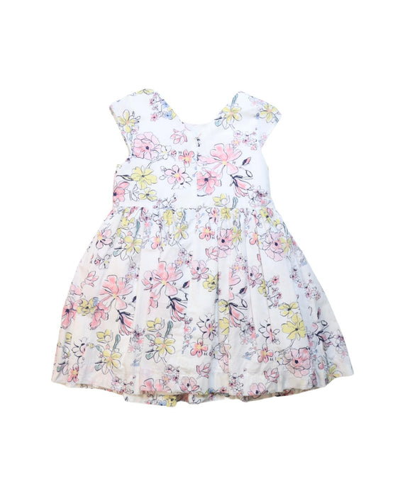 A Multicolour Sleeveless Dresses from Petit Bateau in size 4T for girl. (Back View)