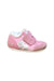 A Pink Sneakers from Miki House in size 3T for girl. (Front View)