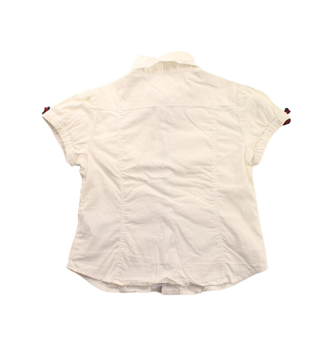 A White Short Sleeve Shirts from Gucci in size 2T for girl. (Back View)