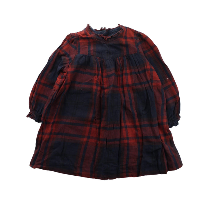 A Purple Long Sleeve Dresses from Bonpoint in size 2T for girl. (Front View)