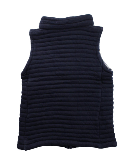 A Blue Outerwear Vests from Petit Bateau in size 6T for neutral. (Back View)