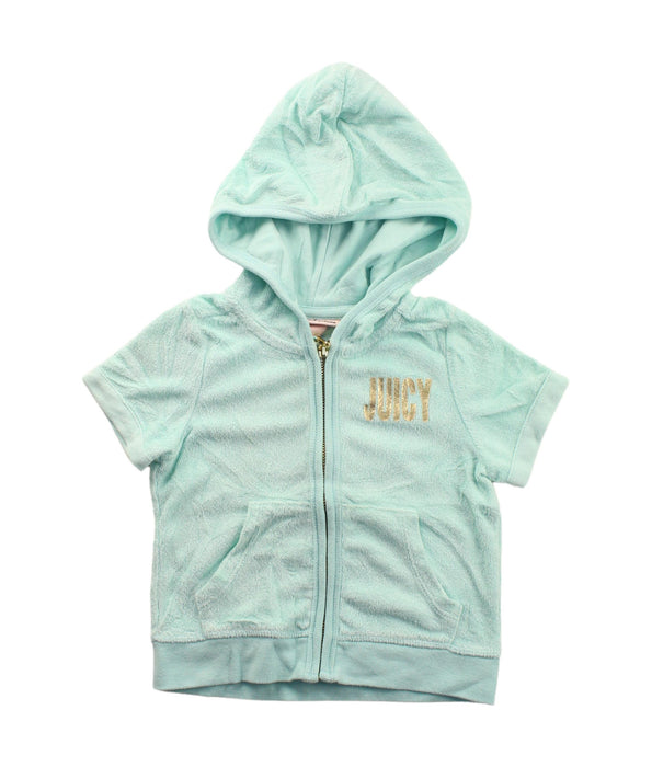 A Green Shorts Sets from Juicy Couture in size 3T for girl. (Front View)