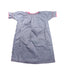 A Blue Short Sleeve Dresses from and the little dog laughed in size 3T for girl. (Back View)