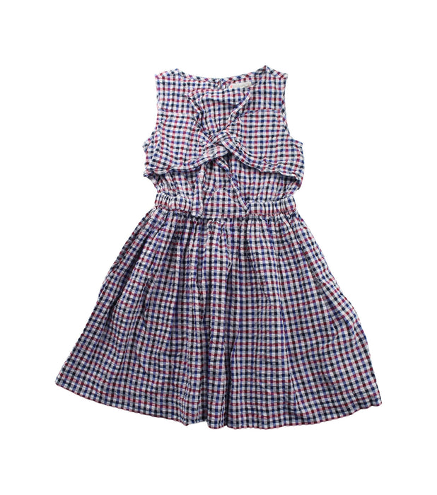 A White Sleeveless Dresses from Crewcuts in size 4T for girl. (Front View)