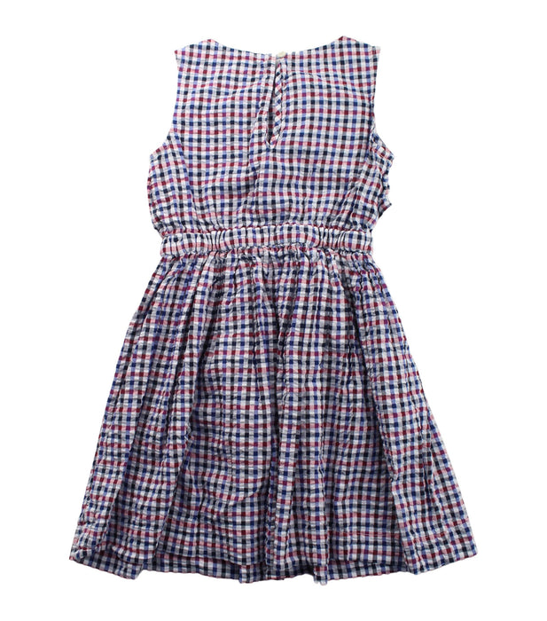 A White Sleeveless Dresses from Crewcuts in size 4T for girl. (Back View)