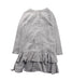 A Grey Long Sleeve Dresses from Lili Gaufrette in size 6T for girl. (Back View)