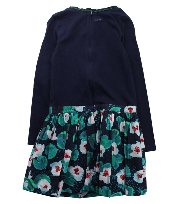 A Blue Long Sleeve Dresses from Catimini in size 6T for girl. (Back View)