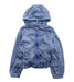 A Blue Lightweight Jackets from Moncler in size 4T for girl. (Front View)