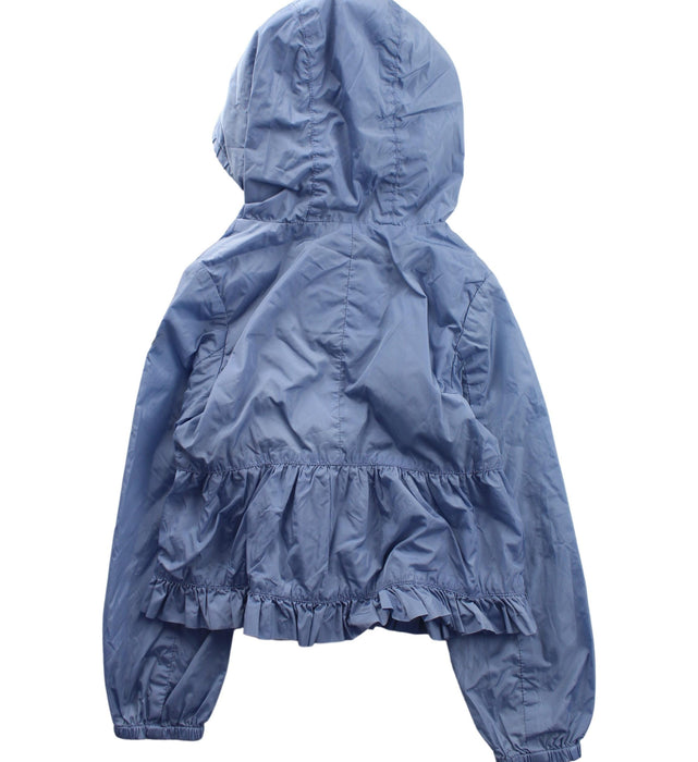 A Blue Lightweight Jackets from Moncler in size 4T for girl. (Back View)