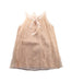 A Beige Sleeveless Dresses from Bonpoint in size 6T for girl. (Back View)