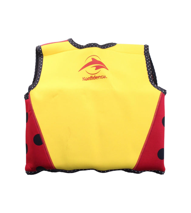 A Red Floatsuits from Konfidence in size 6T for boy. (Back View)